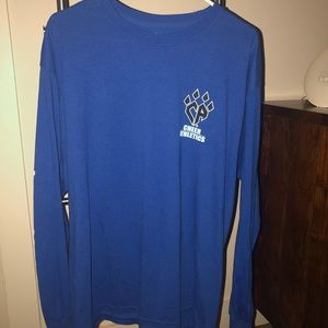 CA long sleeved Blue T shirt Size Men’s Lrg